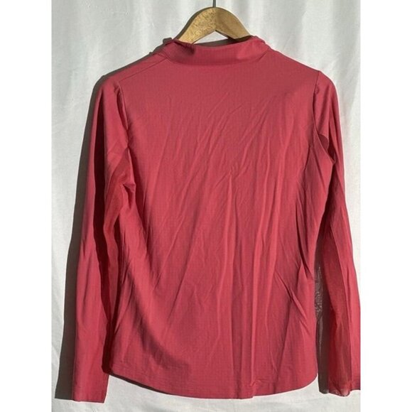 IBKUL 1/4 Zip Pullover Womens Medium UPF 50 Watermelon - Picture 7 of 8